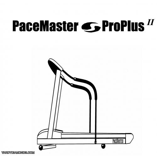 Pacemaster Pro Plus 2 Treadmill User Manual