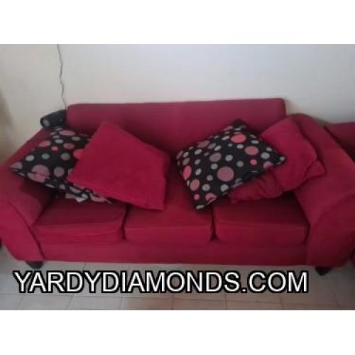 For Sale: Red Sofa - $50,000 Contact Moya 18762215315